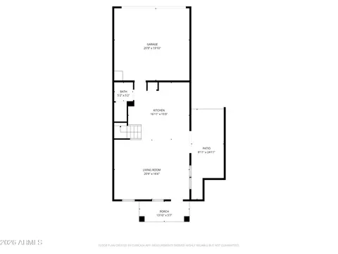 Floorplan - 1707 S 83rd Pl, Mesa, AZ 85209 photo 1 of 3