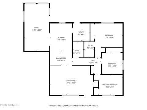Floorplan - 891 W 4th Ave, Apache Junction, AZ 85120 photo 1 of 1