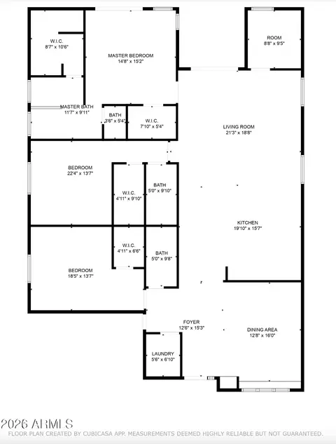 Floorplan - 2935 E Mulberry Dr, Phoenix, AZ 85016 photo 1 of 1