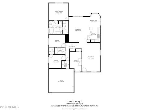 Floorplan - 3136 E Roveen Ave, Phoenix, AZ 85032 photo 2 of 2