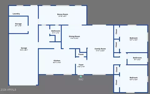 Floorplan - 5446 E Albany St, Mesa, AZ 85205 photo 1 of 2