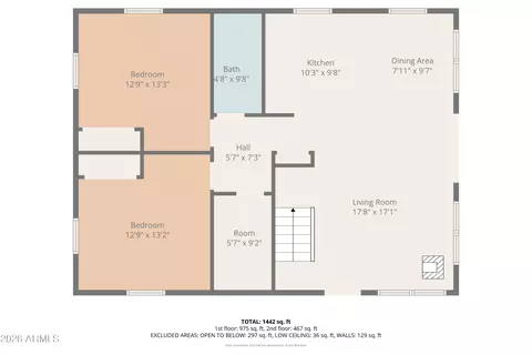 Floorplan - 2905 Lodgepole Rd, Overgaard, AZ 85933 photo 3 of 6
