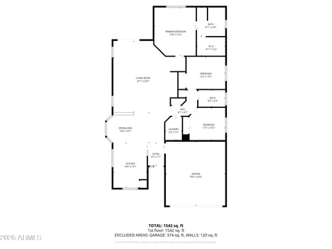 Floorplan - 10234 E Calypso Ave, Mesa, AZ 85208 photo 1 of 1
