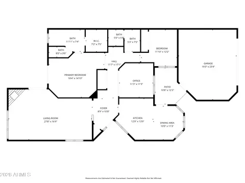 Floorplan - 4116 E Paradise Dr, Phoenix, AZ 85028 photo 1 of 1