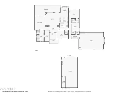 Floorplan - 1547 N Val Vista Rd, Apache Junction, AZ 85119 photo 2 of 2
