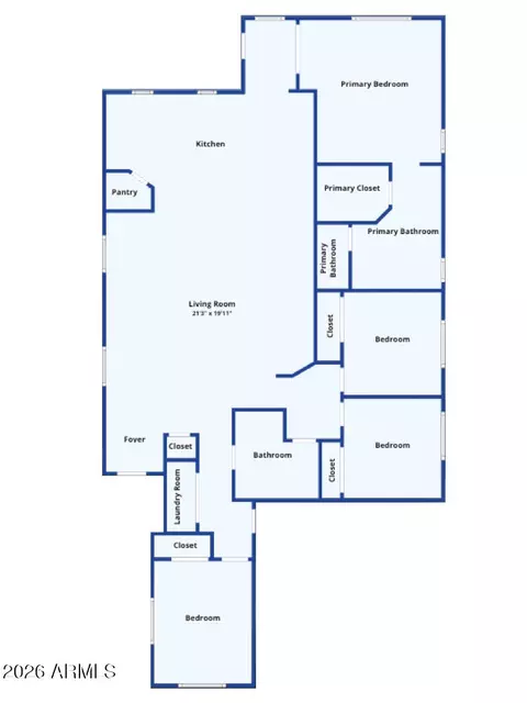 Floorplan - 854 E Tekoa Ave, Gilbert, AZ 85298 photo 2 of 2