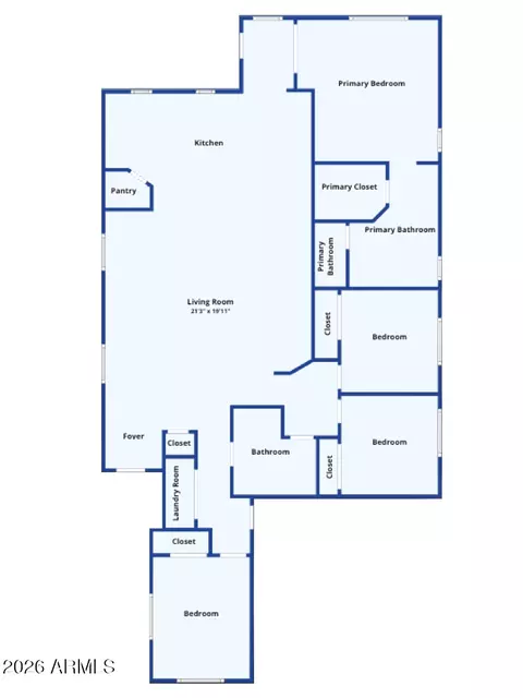 Floorplan - 854 E Tekoa Ave, Gilbert, AZ 85298 photo 1 of 2