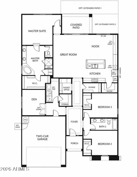 Floorplan - 9559 E Theia Dr, Mesa, AZ 85212 photo 1 of 1