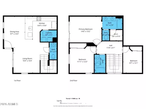 Floorplan - 4749 E Thunderheart Trl #103, Gilbert, AZ 85297 photo 1 of 3