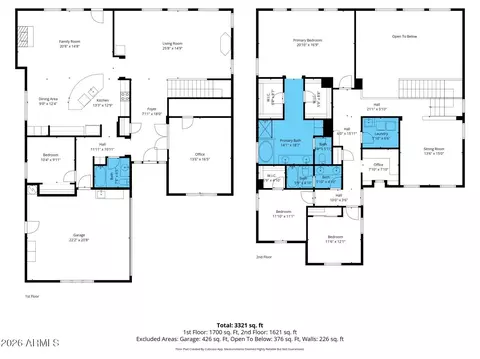 Floorplan - 3080 E Andre Ave, Gilbert, AZ 85298 photo 3 of 3