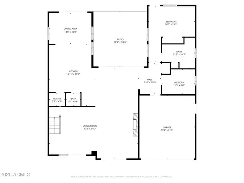Floorplan - 4317 E Campbell Ave, Phoenix, AZ 85018 photo 2 of 3