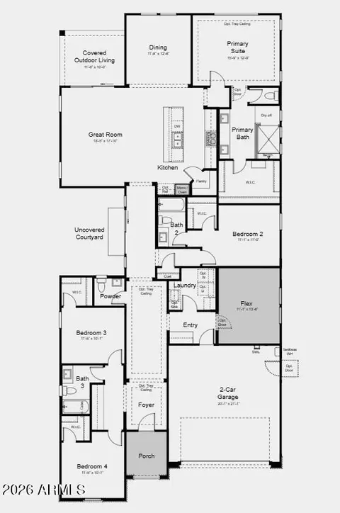 Floorplan - 1949 E Duane Ln, Phoenix, AZ 85085 photo 1 of 2