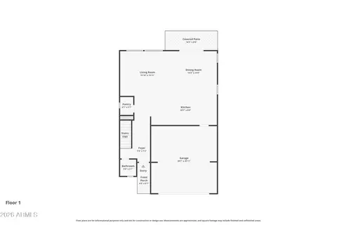 Floorplan - 10203 E Ulysses Ave, Mesa, AZ 85212 photo 1 of 2