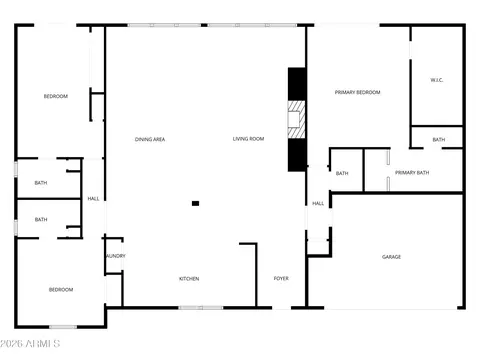 Floorplan - 3160 E Stella Ln, Phoenix, AZ 85016 photo 1 of 1