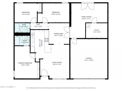 Floorplan - 4301 N 80th Ln, Phoenix, AZ 85033 photo 1 of 1