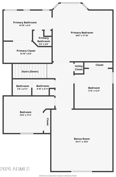 Floorplan - 821 W Rawhide Ave, Gilbert, AZ 85233 photo 2 of 2