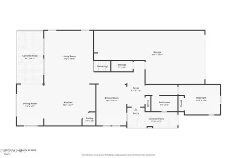 Floorplan - 3511 E Crest Ln, Phoenix, AZ 85050 photo 2 of 3
