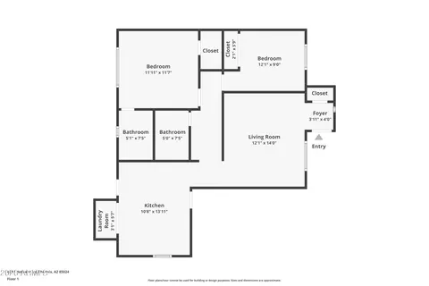 Floorplan - 421 E Behrend Dr, Phoenix, AZ 85024 photo 1 of 1