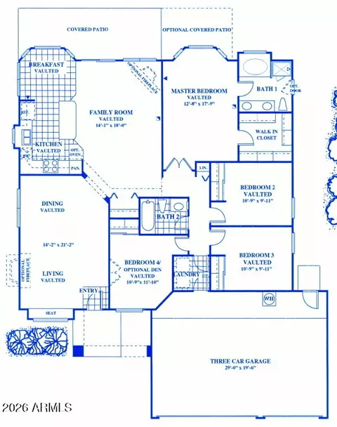 Floorplan - 1113 E Betsy Ln, Gilbert, AZ 85296 photo 1 of 2