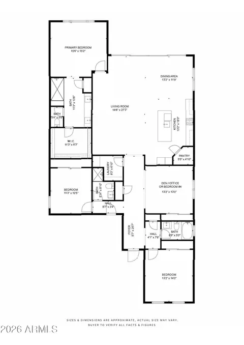 Floorplan - 5719 E Sayan St, Mesa, AZ 85215 photo 1 of 1