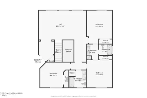 Floorplan - 359 E Frances Ln, Gilbert, AZ 85295 photo 2 of 3
