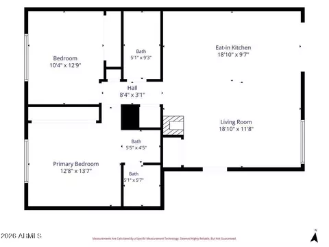 Floorplan - 5525 E Thomas Rd #O12, Phoenix, AZ 85018 photo 1 of 1