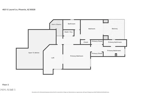 Floorplan - 4021 E Laurel Ln NE, Phoenix, AZ 85028 photo 1 of 2