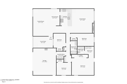 Floorplan - 4428 E Pinto Ct, Phoenix, AZ 85044 photo 1 of 1