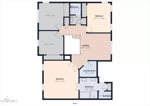Floorplan - 2837 E Palmdale Ln, Gilbert, AZ 85298 photo 2 of 2