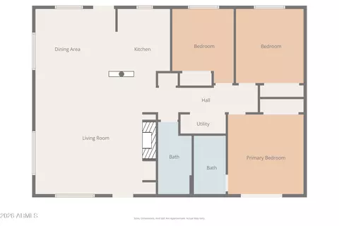 Floorplan - 2652 Lodge Loop, Overgaard, AZ 85933 photo 2 of 3