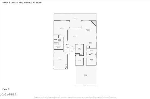 Floorplan - 40724 N Central Ave, Phoenix, AZ 85086 photo 2 of 2