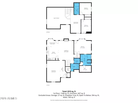 Floorplan - 3948 N Ranier --, Mesa, AZ 85215 photo 3 of 3