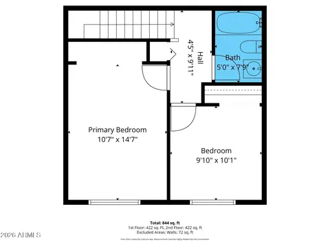 Floorplan - 4252 N 68th Ln, Phoenix, AZ 85033 photo 2 of 4