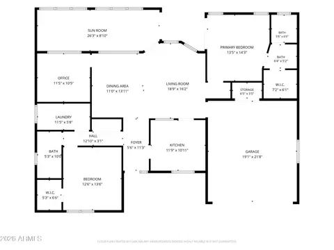 Floorplan - 8221 E Meseto Ave, Mesa, AZ 85209 photo 1 of 1
