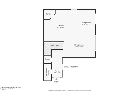 Floorplan - 6919 E Peralta Cir, Mesa, AZ 85212 photo 2 of 4