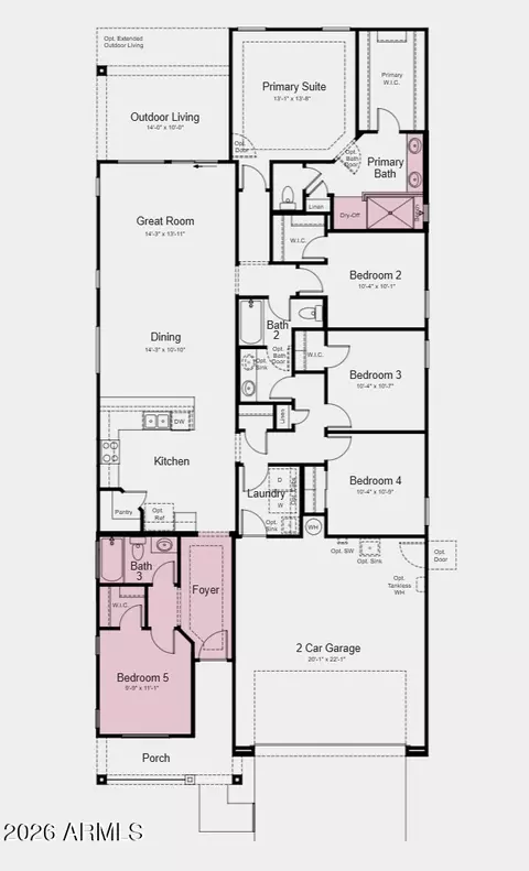 Floorplan - 10846 E Texas Ave, Mesa, AZ 85212 photo 1 of 1
