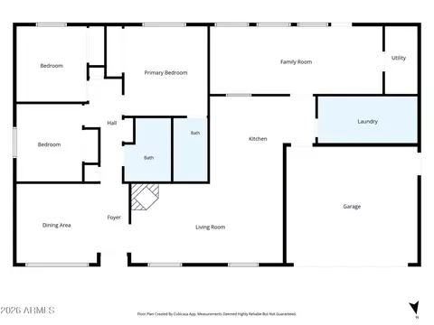 Floorplan - 1253 E Indigo St, Mesa, AZ 85203 photo 2 of 2