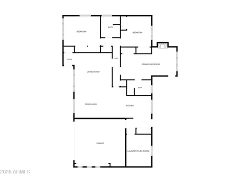 Floorplan - 4645 E Cambridge Ave, Phoenix, AZ 85008 photo 1 of 1