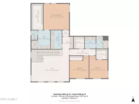 Floorplan - 11024 E Utah Ave, Mesa, AZ 85212 photo 4 of 6
