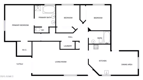 Floorplan - 2018 E Windsong Dr, Phoenix, AZ 85048 photo 1 of 1