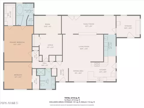 Floorplan - 7050 N 8th Ave, Phoenix, AZ 85021 photo 1 of 2