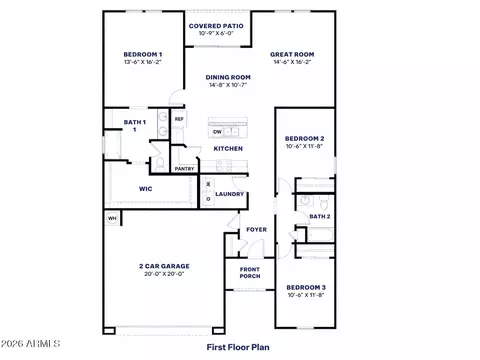 Floorplan - 2703 W Seaver Ave, Apache Junction, AZ 85120 photo 1 of 1