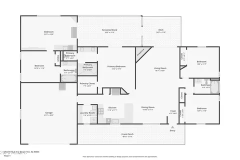 Floorplan - 6518 W Ruin Hill Loop, Pine, AZ 85544 photo 1 of 1