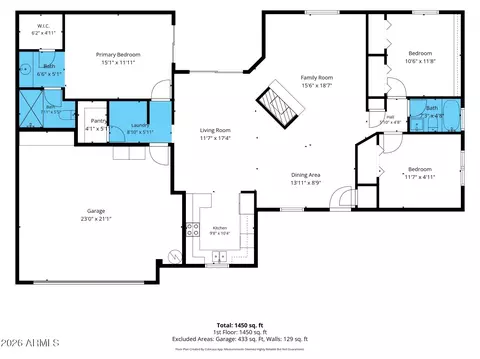 Floorplan - 6050 E Princess Dr, Mesa, AZ 85205 photo 1 of 1
