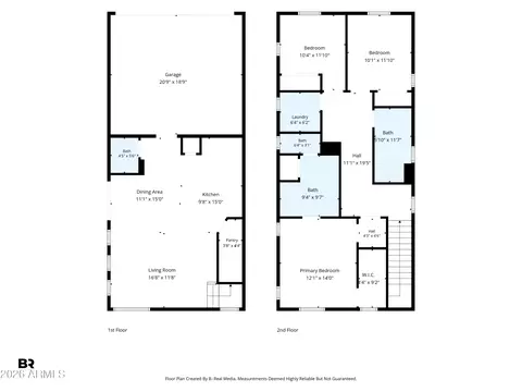 Floorplan - 1731 S 82nd Way, Mesa, AZ 85209 photo 3 of 3