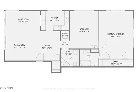 Floorplan - 170 E Coronado Rd #63, Phoenix, AZ 85004 photo 1 of 1