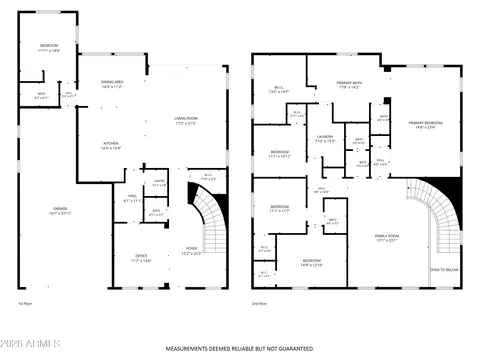 Floorplan - 2296 E Canary Dr, Gilbert, AZ 85297 photo 1 of 1