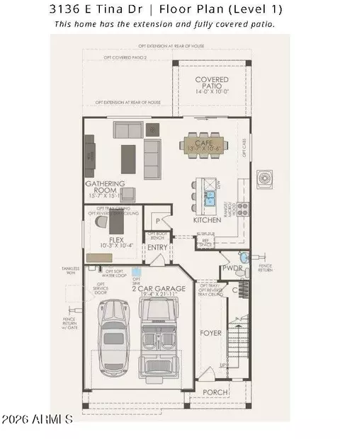 Floorplan - 3136 E Tina Dr, Phoenix, AZ 85050 photo 1 of 2