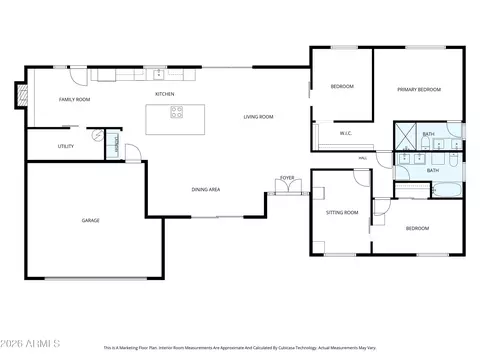 Floorplan - 2914 E Beryl Ave, Phoenix, AZ 85028 photo 2 of 3