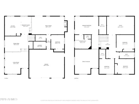 Floorplan - 2265 S Vincent --, Mesa, AZ 85209 photo 1 of 1